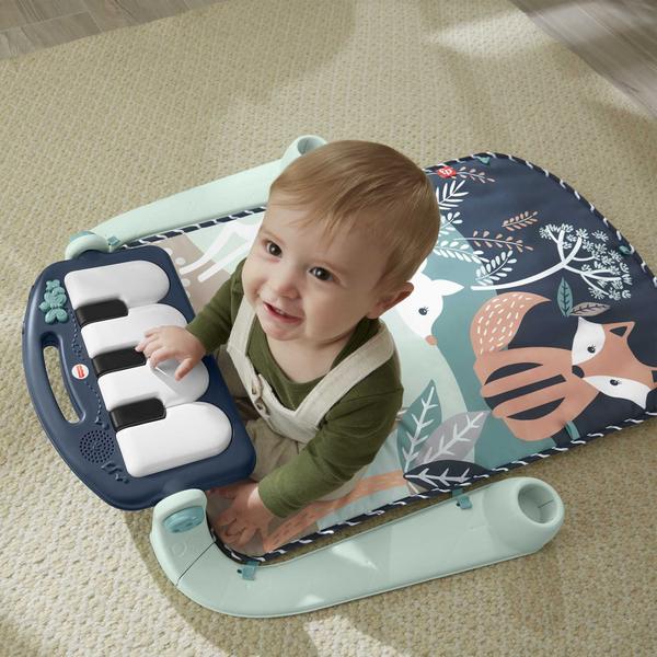 Imagem de Fisher-Price Baby Gym Recém-nascido Playmat com Kick & Play Pia