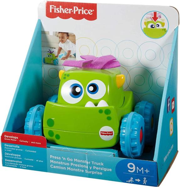 Imagem de Fisher Price Brinquedo Veículo Monstro Verde Mattel Drg15