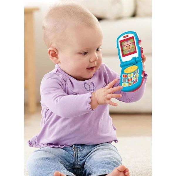 Imagem de Fisher-Price Celular Infantil Bebê Com Flip Musical Mattel