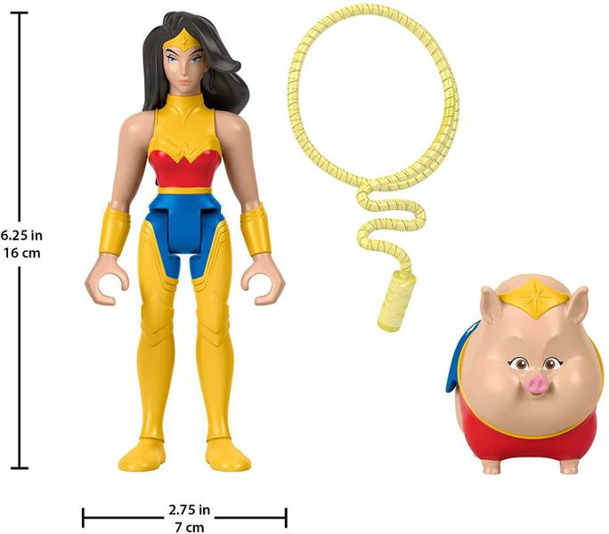 Imagem de Fisher Price Dc Super Pets PB & Wonder Woman Mattel HGL04