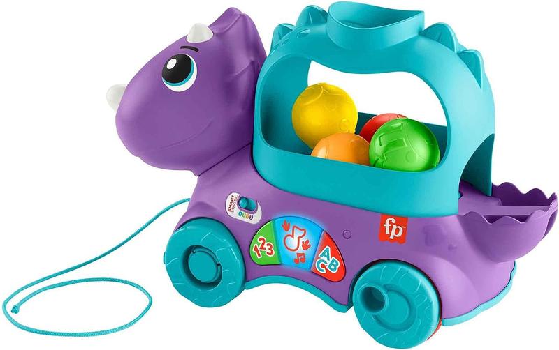 Imagem de Fisher-price  Dino Bolinhas Divertidas Com Música - Mattel Hnr49