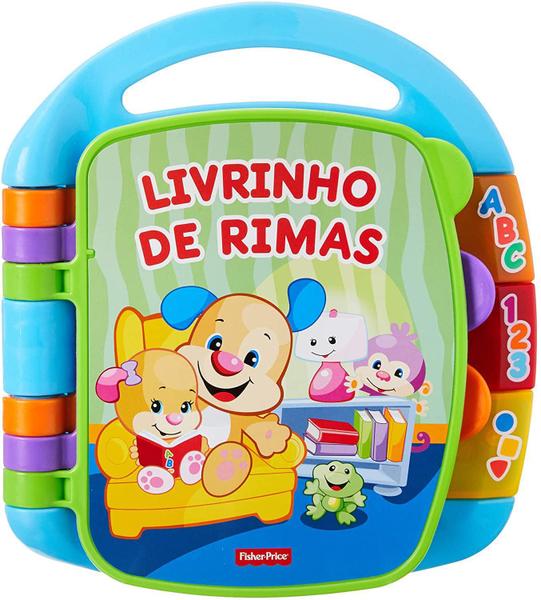 Imagem de Fisher Price Livro De Rimas Aprender E Brincar Em Português