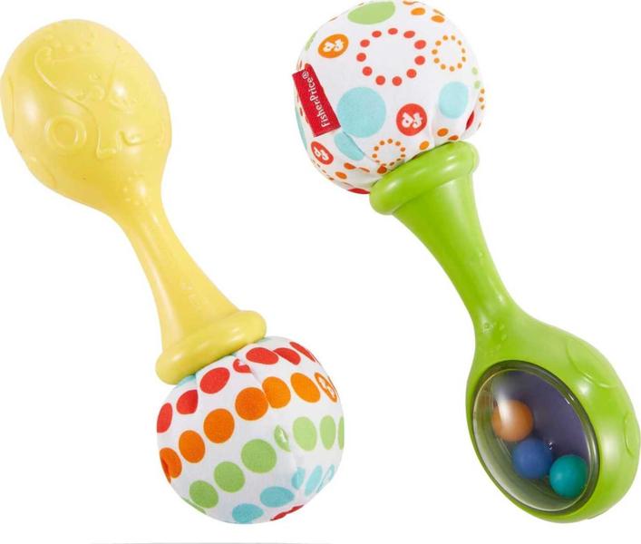 Imagem de Fisher-Price Maracas Divertidas Ver/Amarelo