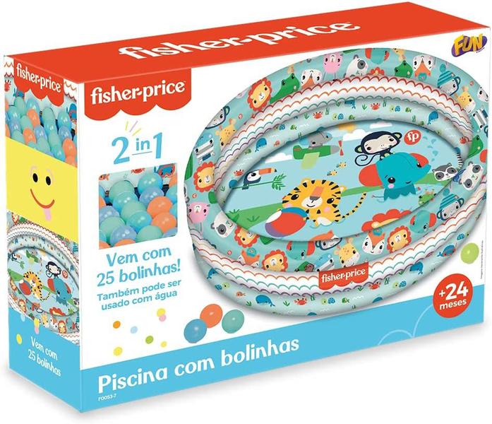 Imagem de Fisher Price Piscina de Bolinhas com 25 Bolinhas Fun F00537