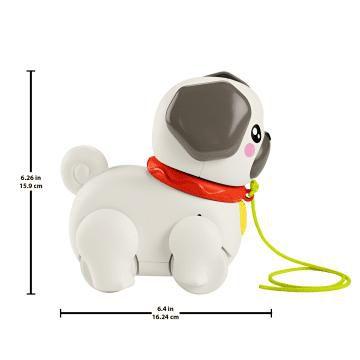 Imagem de Fisher Price Pug Walk The Pup FP Pets  - Mattel  HTW94