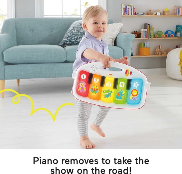 Imagem de Fisher-Price Tapete de Atividades Ginásio Piano Deluxe - Mattel FWT22