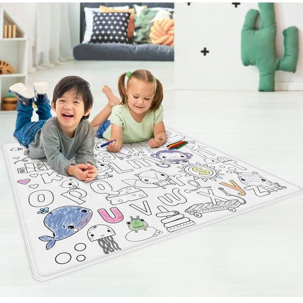 Imagem de Fisher Price Tapete Para Colorir Com Giz - Fun Divirta-se