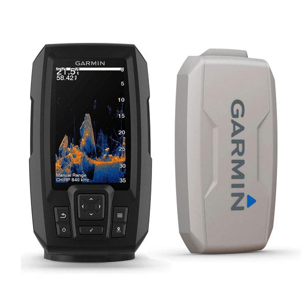 Imagem de Fishfinder Garmin Striker Vivid 4cv com transdutor de 4 polegadas