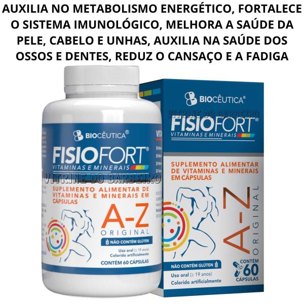 Imagem de Fisiofort A-Z 60 Cápsulas Multivitamína Suplemento Alimentar