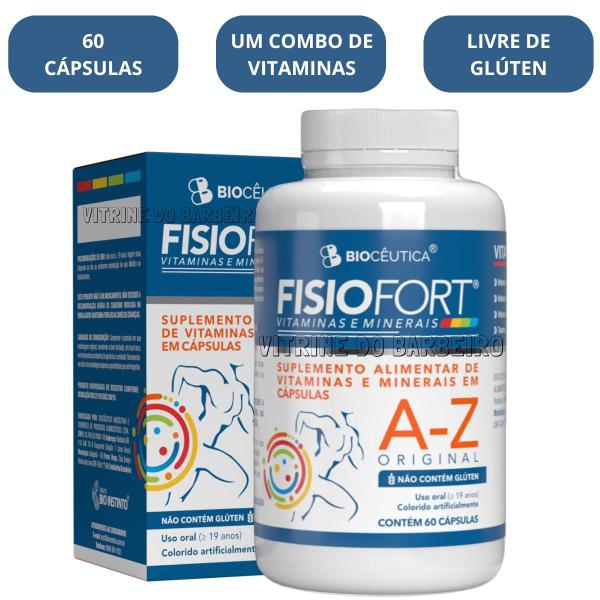 Imagem de Fisiofort A-Z Multivitamína 60 Cápsulas Suplemento Alimentar