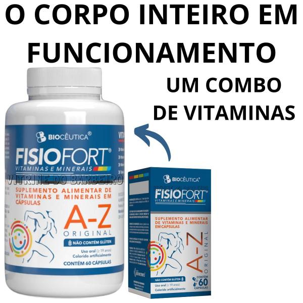 Imagem de Fisiofort A-Z Suplemento Alimentar 60 Cápsulas Multivitamína