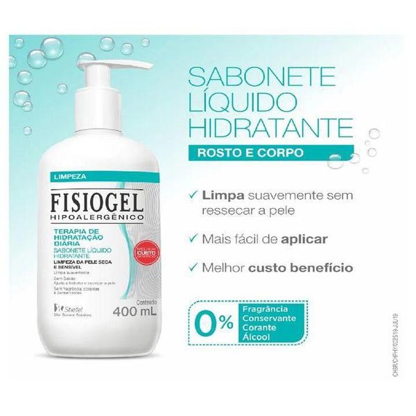 Imagem de Fisiogel Sabonete Líquido Hid Pele Seca E Sensível 400ml