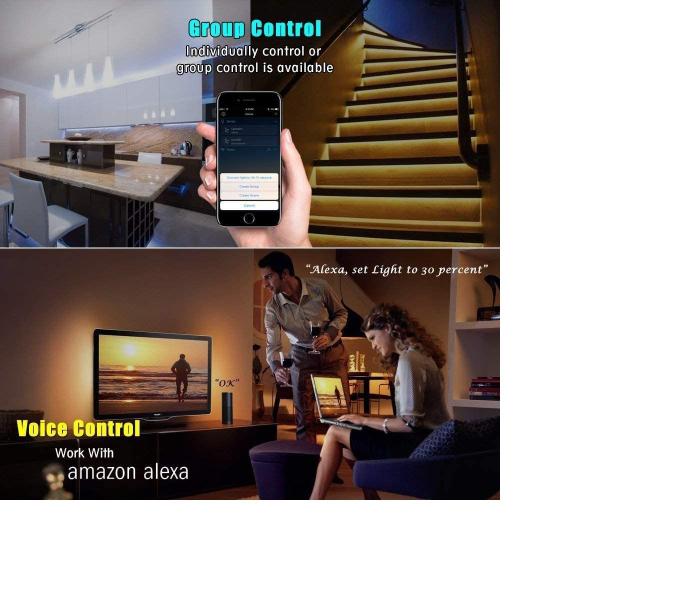 Imagem de Fit Led Rgb wifi inteligente com fonte controle pelo celular