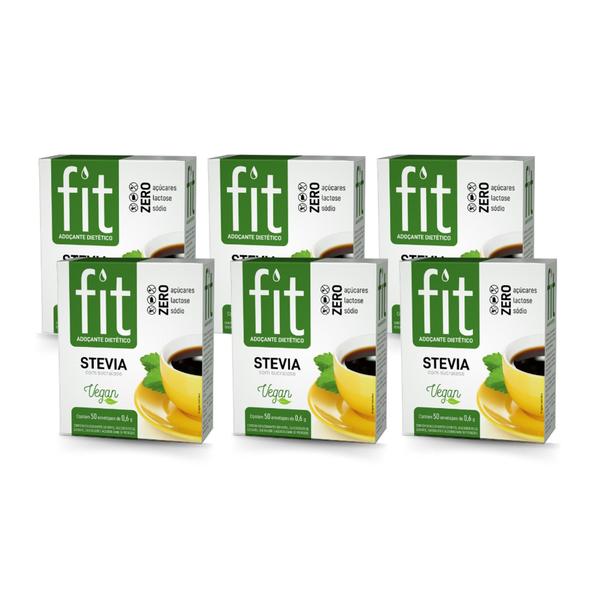 Imagem de FIT STEVIA COM SUCRALOSE SACHE - Kit 6 unidades