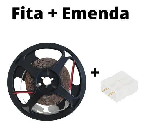 Imagem de Fita 5 Metros Led Super Brilho 2835 12w 4000K Gaya C/ Emenda