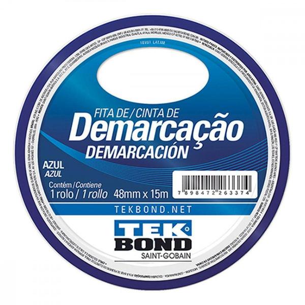 Imagem de Fita Ades Demarcacao Tekbond Az 48Mmx15M