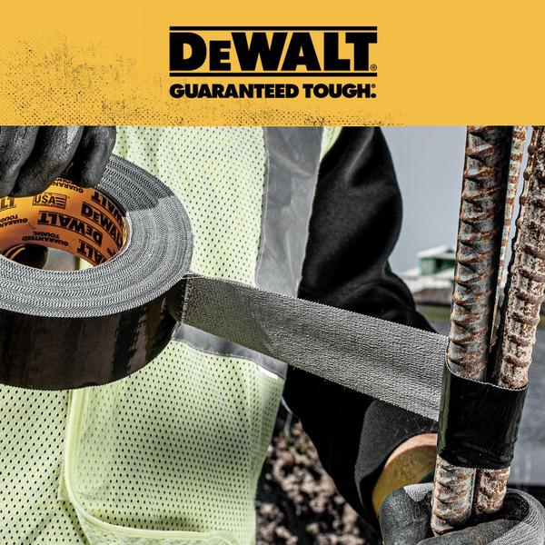 Imagem de Fita adesiva DEWALT Ultra-Tough Black, pacote múltiplo de 12 rolos, 48 mm x