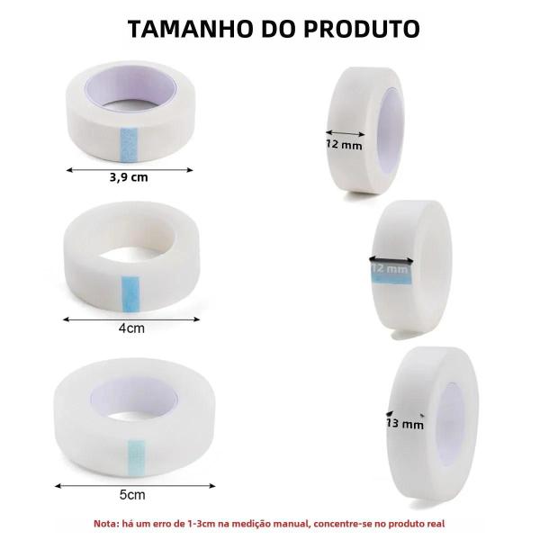 Imagem de Fita Adesiva Micropore para Extensão de Cílios - Remendos para Olhos