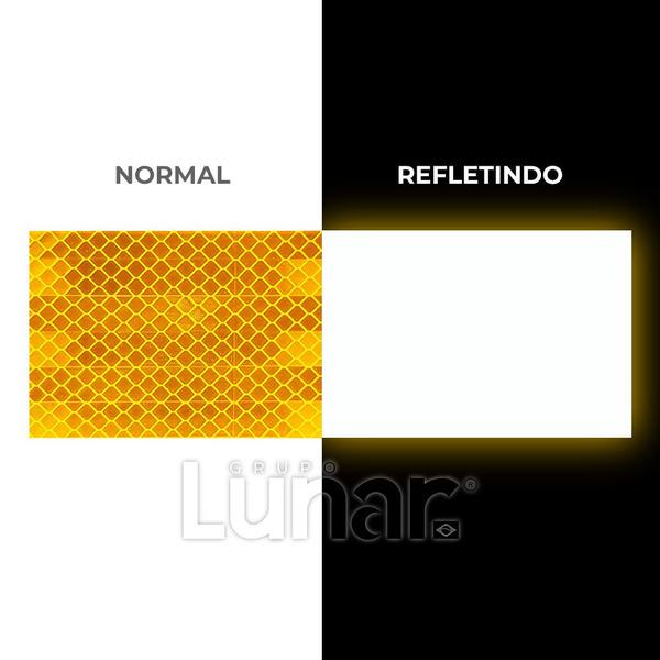 Imagem de Fita Adesiva Refletiva Automotiva Decorativa Prismática Normativa Várias Cores 10M X 5Cm