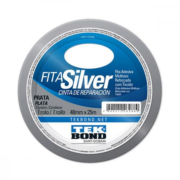 Imagem de Fita Adesiva Silver Tek 48Mmx25M-Prata