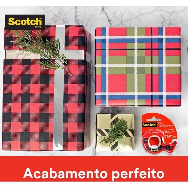 Imagem de Fita Adesiva Transparente 3M SCOTCH 12MM X 20M 2 Unidades