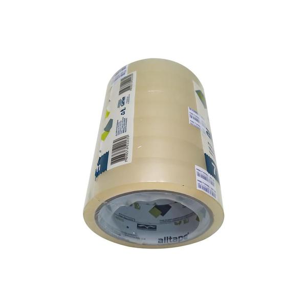 Imagem de Fita Adesiva Transparente Alltape 1,8cm x 50 Metros 7 Unid