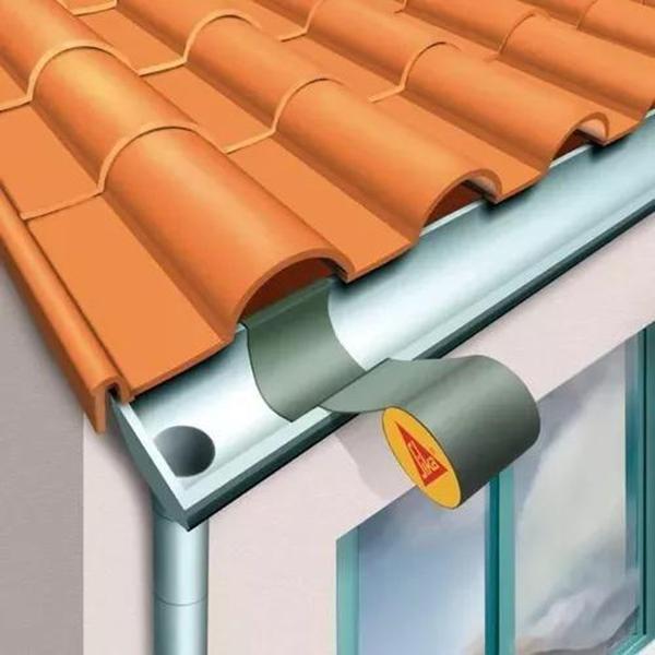 Imagem de Fita Aluminio Rolo 30cm c/10metros Espessura 0.60mm Sika