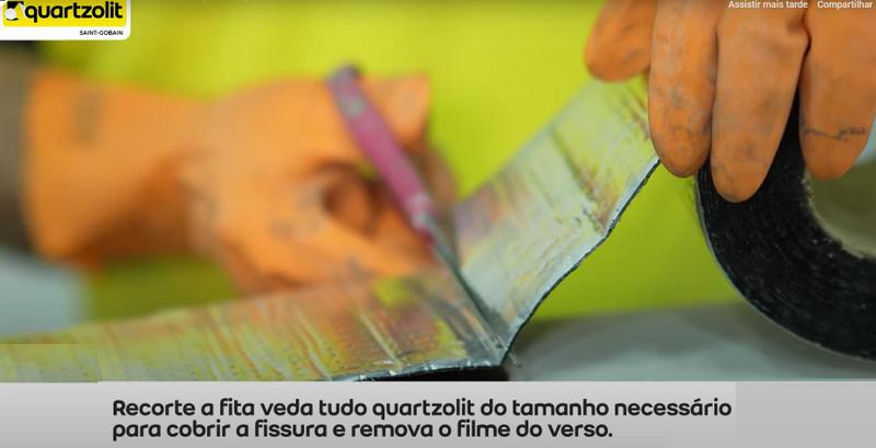 Imagem de Fita asfáltica aluminizada adesiva reforçada veda tudo 30cm 20 metros