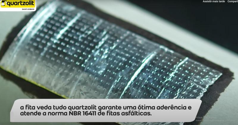 Imagem de Fita asfáltica aluminizada adesiva reforçada veda tudo 90cm 20 metros