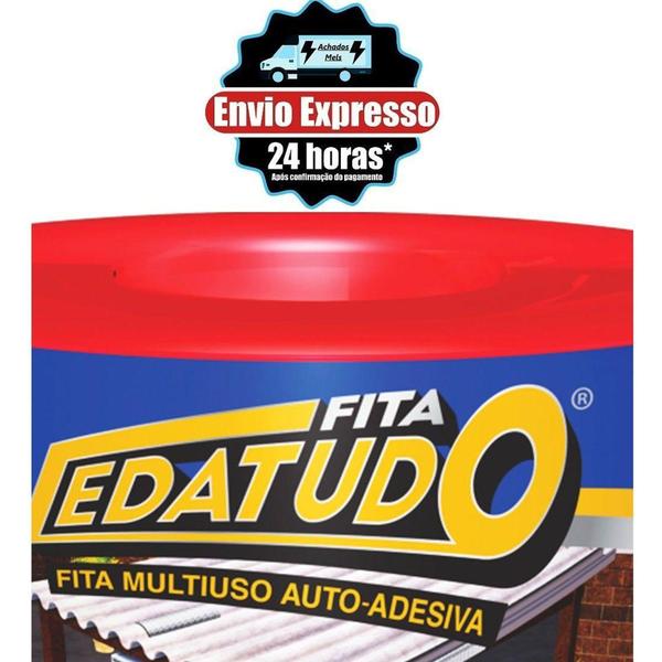 Imagem de Fita Asfáltica Auto Adesiva Metalizada Vedatudo 10 cm X 10 m - DRYKO