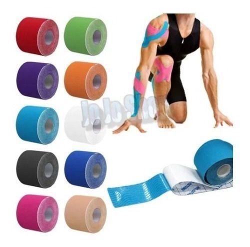 Imagem de Fita Bandagem Adesiva Elástica Kinesio Tape Sport  P/e