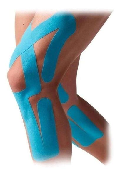 Fita Bandagem Elástica Adesiva Kinesio Tape Dor Muscular - Multilaser Imagem de Fita Bandagem Elástica Adesiva Kinesio Tape Dor Muscular