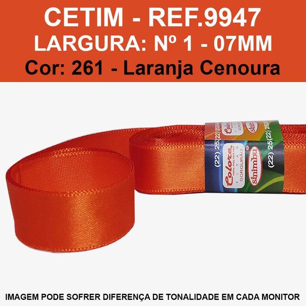 Imagem de FITA CETIM LISA SINIMBU 10MT REF.9946/07-MM/Nº1