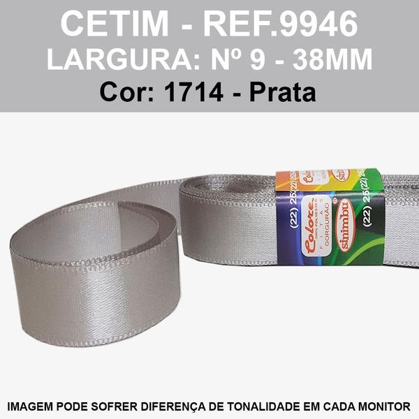 Imagem de FITA CETIM LISA SINIMBU 10MT REF.9946/38 MM/Nº9 -