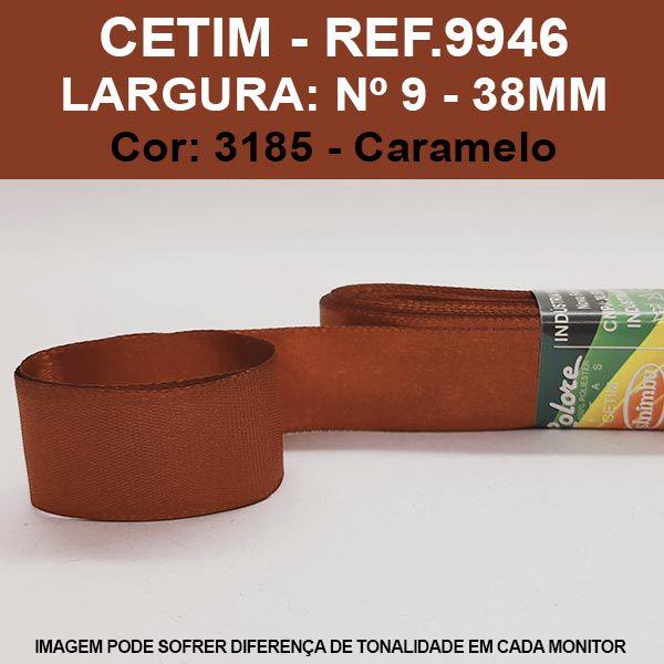 Imagem de FITA CETIM LISA SINIMBU 10MT REF.9946/38 MM/Nº9 -