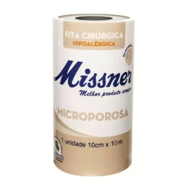 Imagem de Fita Cirúrgica Microporosa Bege 10cm X 10m - Missner