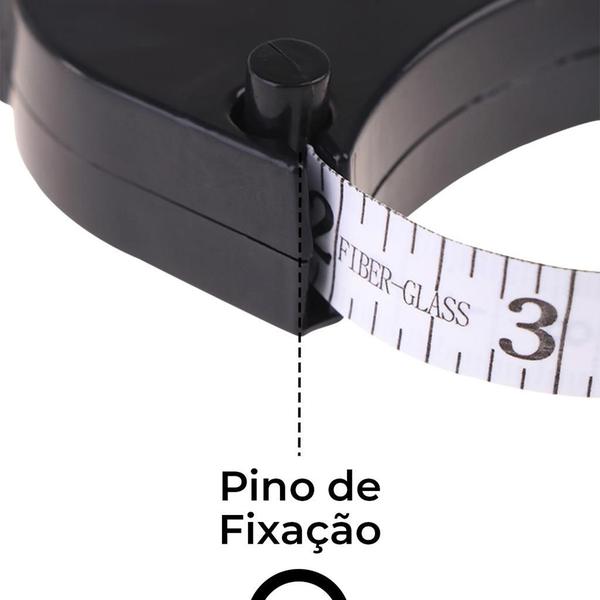 Imagem de Fita Corporal 1,5m Medidor Peito Coxa Quadril Braço Punho Pratico Oferta