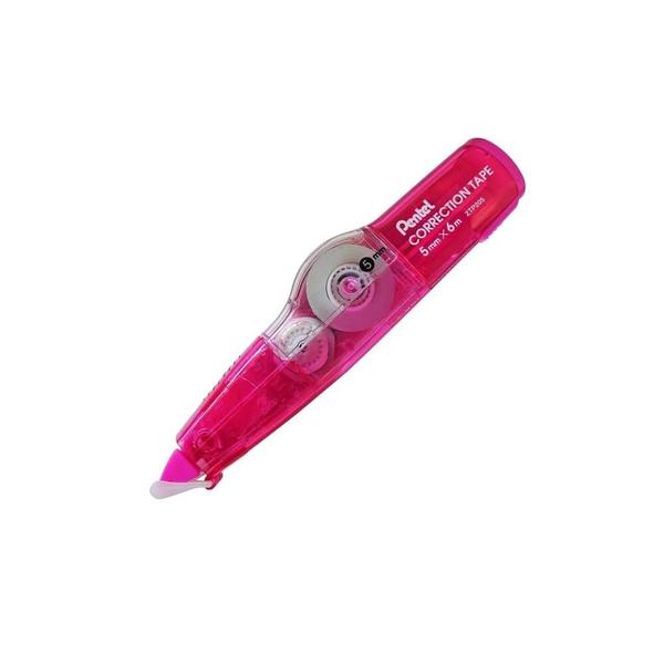 Imagem de Fita Corretiva Correction Tape Rosa + Refil 5mmx6m Pentel