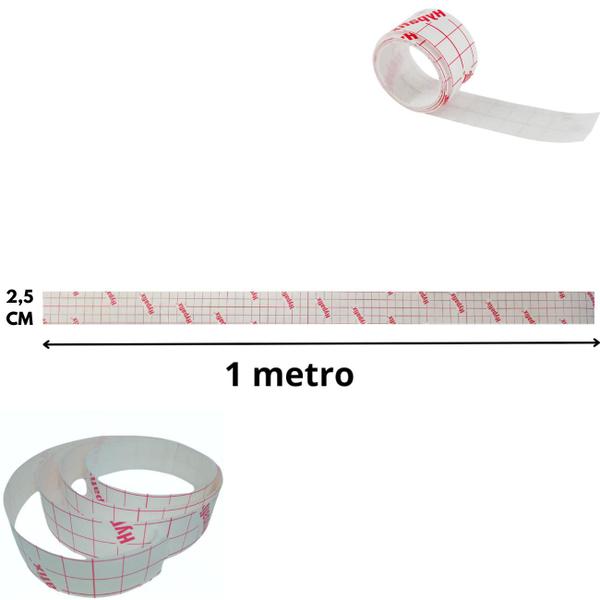 Imagem de Fita Curativo Hypafix Colante Para Pele Feridas Lesões 2,5cm X 02 Metros