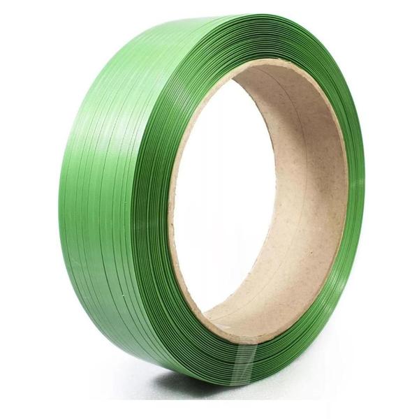 Fita de Arquear PET Poliéster Verde 16mm - Alta Resistência para Paletização e Embalagem - Tutti Suprimentos Imagem de Fita de Arquear PET Poliéster Verde 16mm - Alta Resistência para Paletização e Embalagem