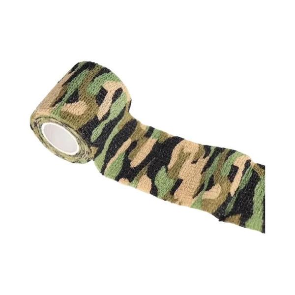 Imagem de Fita de camuflagem militar, auto-adesiva, 5cm x 4.5m, melhor para a caça e acampamento ao ar livre