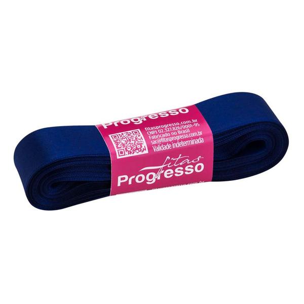 Fita de Cetim 22mm nº5 - 10m Cor 1199 Azul Bic - 1 unidade - Fitas Progresso - Rizzo Imagem de Fita de Cetim 22mm nº5 - 10m Cor 1199 Azul Bic - 1 unidade - Fitas Progresso - Rizzo