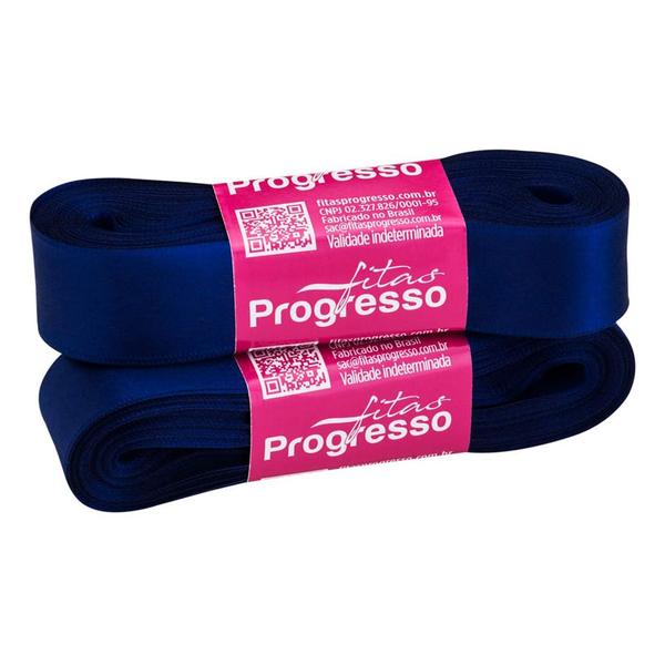 Fita de Cetim 22mm nº5 - 10m Cor 1199 Azul Bic - 1 unidade - Fitas Progresso - Rizzo Imagem de Fita de Cetim 22mm nº5 - 10m Cor 1199 Azul Bic - 1 unidade - Fitas Progresso - Rizzo