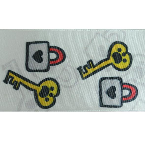 Fita de Cetim Estampada PET 38mmx10m Mod. 14 Najar - Imagem de Fita de Cetim Estampada PET 38mmx10m Mod. 14 Najar -