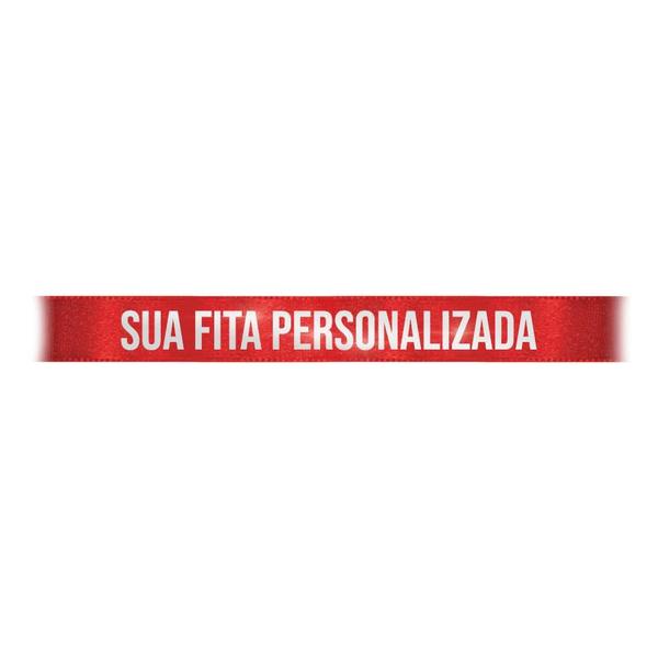 Imagem de Fita de Cetim Personalizada CFS002 - 10mm X 45metros - Vermelho 209 - 01 Unidade - Progresso -