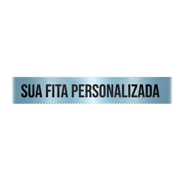 Imagem de Fita de Cetim Personalizada CFS005 - 22mm X 45metros - Azul Bebê 212 - 01 Unidade - Progresso -