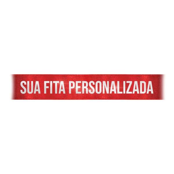 Imagem de Fita de Cetim Personalizada CFS005 - 22mm X 45metros - Vermelho 209 - 01 Unidade - Progresso -