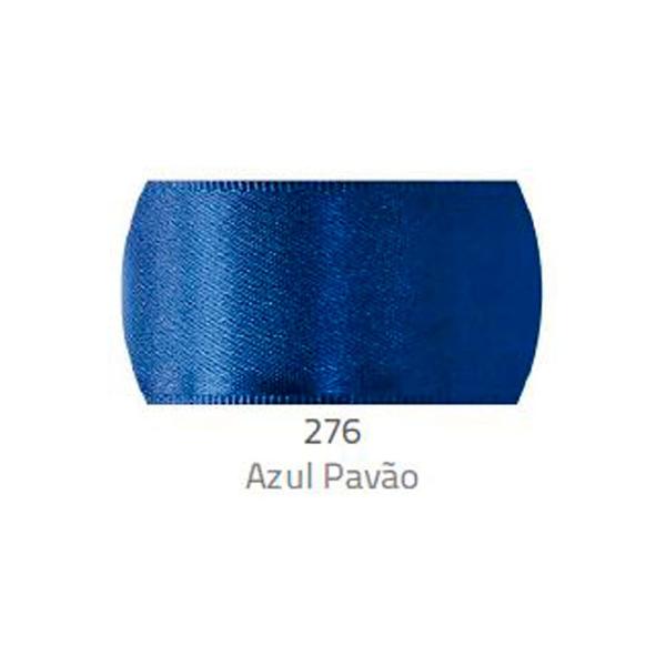 Imagem de Fita de Cetim Progresso 10mm - Nº 2 c/ 10 metros - Azul Pavão