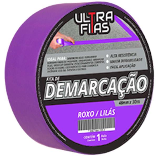 Imagem de Fita De Demarcação de Solo Pvc 48mm X 30 Metros Sinalização - Amarela, Azul, Branca, Cinza, Laranja, Listrada, Preta, Verde, Vermelha ou Zebrada