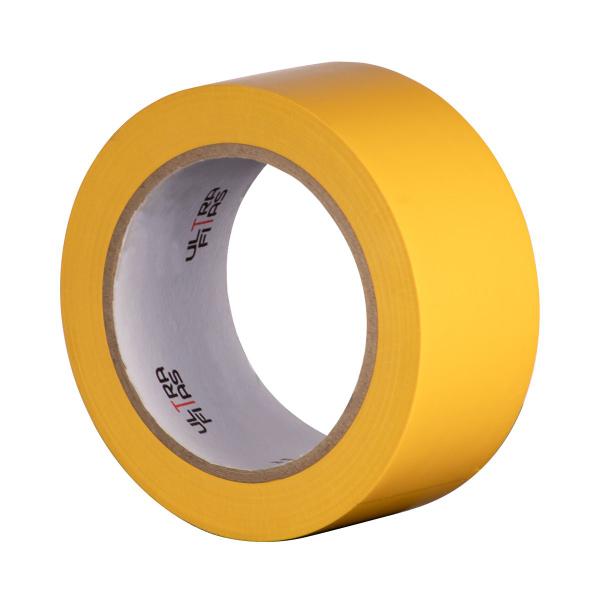 Fita De Demarcação PVC 30 Metros - Amarela - Ultra Fitas Imagem de Fita De Demarcação PVC 30 Metros - Amarela